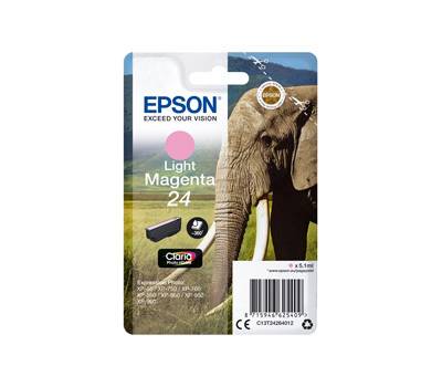 Cartuccia originale inchiostro - magenta chiaro - Epson 24 - 5,1 ml - Epson - C13T24264012 - 8715946625409 - DMwebShop