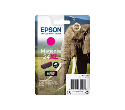 Cartuccia originale inchiostro - magenta - Epson 24XL - 8,7 ml - Epson - C13T24334012 - 8715946625461 - DMwebShop