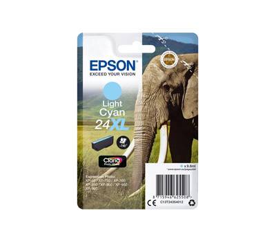 Cartuccia originale inchiostro - ciano chiaro - Epson 24XL - 9,8 ml - Epson - C13T24354012 - 8715946625515 - DMwebShop