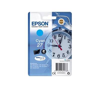 Cartuccia originale inchiostro - ciano - Epson 27 - 3,6 ml - Epson - C13T27024012 - 8715946625768 - DMwebShop