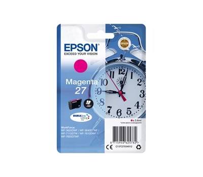 Cartuccia originale inchiostro - magenta - Epson 27 - 3,6 ml - Epson - C13T27034012 - 8715946625782 - DMwebShop