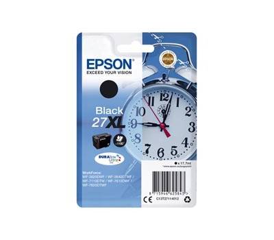Cartuccia originale inchiostro - nero - Epson 27XL - 17,7 ml - Epson - C13T27114012 - 8715946628196 - DMwebShop