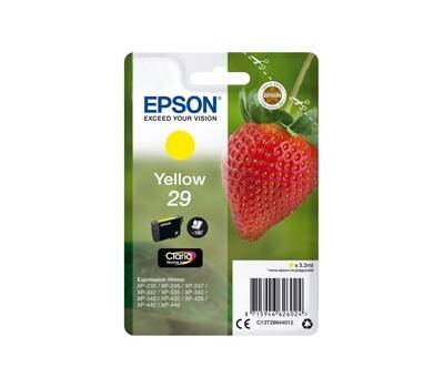 Cartuccia originale inchiostro - giallo - Epson 29 - 3,2 ml - Epson - C13T29844012 - 8715946626024 - DMwebShop