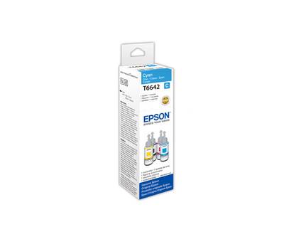 Flacone originale inchiostro - ciano - T6642 - 70ml - Epson - C13T664240 - 8715946496542 - DMwebShop