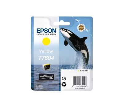 Cartuccia ink - giallo - T7604 - 25,9 ml - Epson - C13T76044010 - 8715946539096 - DMwebShop