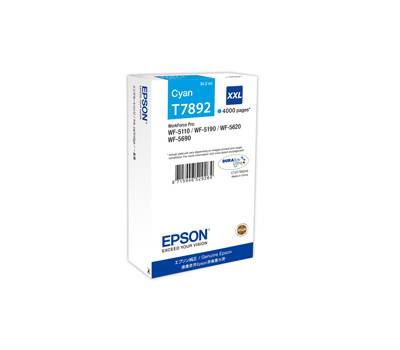 Tanica originale inchiostro - ciano - T7892 - 34,2 ml - Epson - C13T789240 - 8715946529264 - DMwebShop