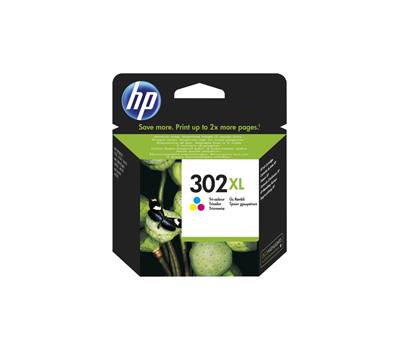 Cartuccia originale inchiostro - tricromia - HP 302XL - 330 pagine - Hp - F6U67AE - 888793803097 - DMwebShop