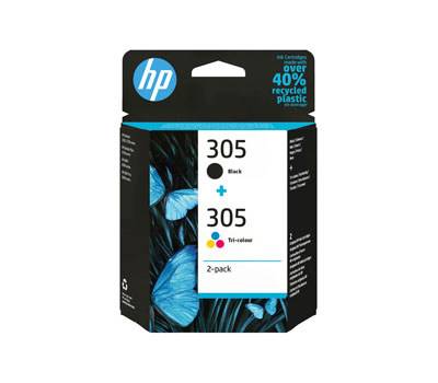 Multipack Cartucce HP Inkjet 305 confezione 2 cartucce Originale - 1456