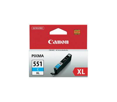 Serbatoio CANON di inchiostro Ciano CLI 551XLC 6444B001 Originale - 6784 Serbatoio CANON di inchiostro Ciano CLI 551XLC 6444B001 Originale - 6784