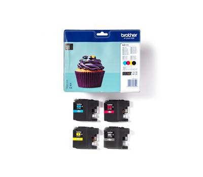 Cartuccia BROTHER Inkjet C M G N LC123 VALBP LC123VALBP Originale - 7880