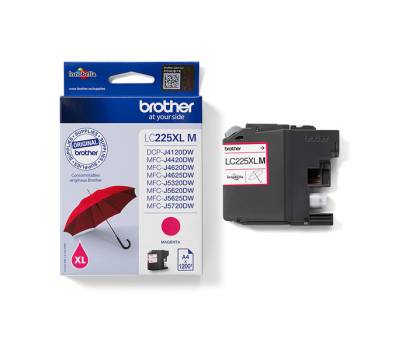 Cartuccia BROTHER Inkjet Magenta LC225XLM Originale - 7865