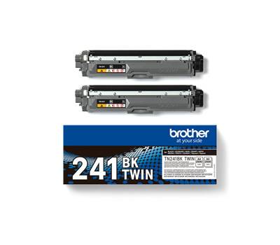 Multipack Toner Originali - nero - TN-241 - 2500 pagine cadauno - Confezione 2 cartucce - Brother - TN241BKTWIN - 4977766812795 - DMwebShop