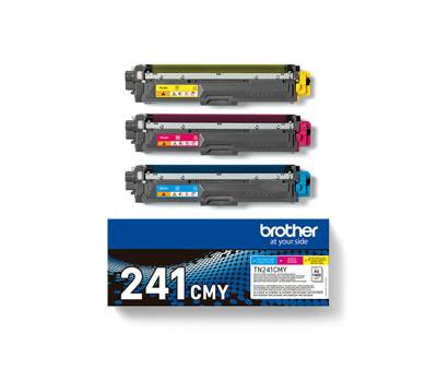 Multipack Toner Originali - TN-241 - Confezione 3 cartucce - Brother - TN241CMY - 4977766812832 - DMwebShop