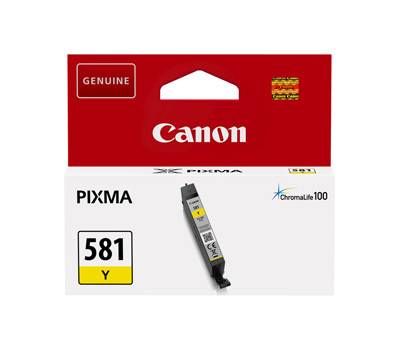 Cartuccia originale inchiostro - giallo - CLI-581Y - 259 pagine - Canon - 2105C001 - 4549292087116 - DMwebShop