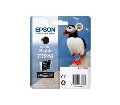 Cartuccia EPSON Inkjet Nero opaco T3248 Originale - 14970