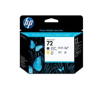 Testina di stampa originale - nero opaco-giallo - HP 72 - 69 pagine - Hp - C9384A - 808736779623 - DMwebShop
