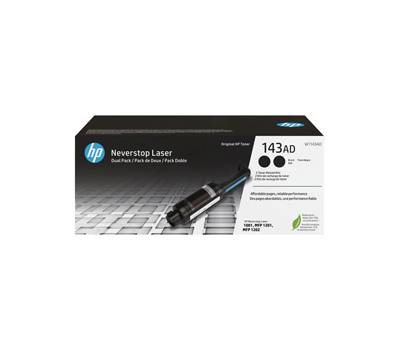 Confezione 2 pezzi Kit di ricarica Toner - 143AD - nero - 2500 pagine - Hp - W1143AD - 193905679386 - DMwebShop