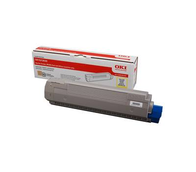 Toner - giallo - C-810 C-830 - 8000 pagine - Oki - 44059105 - 5031713043515 - DMwebShop