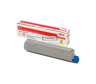 Toner - giallo - C8600 - 6000 pagine - Oki - 43487709 - 5031713037712 - DMwebShop