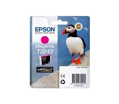 Cartuccia EPSON Inkjet Magenta T3243 Originale - 17702