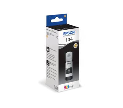 Flacone originale inchiostro - nero - 104 - 65 ml - Epson - C13T00P140 - 8715946655802 - DMwebShop