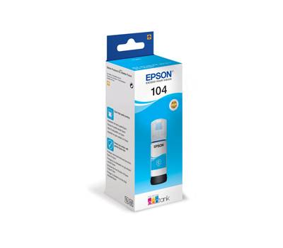 Flacone originale inchiostro - ciano - 104 - 65 ml - Epson - C13T00P240 - 8715946655819 - DMwebShop