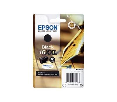 Cartuccia originale inchiostro - nero - Epson 16XXL - 21,6 ml - Epson - C13T16814012 - 8715946625089 - DMwebShop
