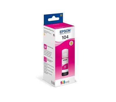 Flacone EPSON inchiostro Magenta 104 Originale - 19220 Flacone EPSON inchiostro Magenta 104 Originale - 19220