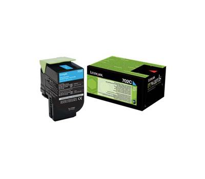 Toner - ciano - Return program - 1000 pagine - Lexmark - 70C20C0 - 734646436533 - DMwebShop