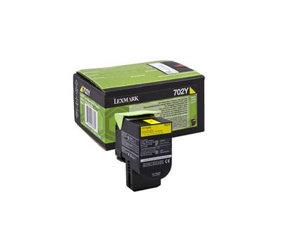 Toner - giallo - Return program - 1000 pagine - Lexmark - 70C20Y0 - 734646436601 - DMwebShop