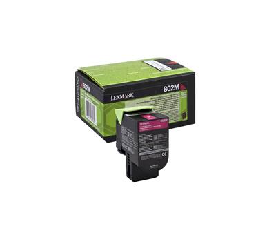 Toner - magenta - Return program - 1000 pagine - Lexmark - 80C20M0 - 734646475624 - DMwebShop