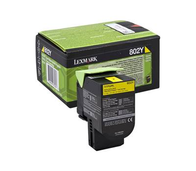 Toner - giallo - Return program - 1000 pagine - Lexmark - 80C20Y0 - 734646475648 - DMwebShop