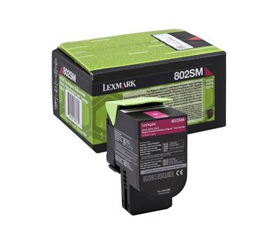Toner - magenta - Return program - 2000 pagine - Lexmark - 80C2SM0 - 734646481304 - DMwebShop
