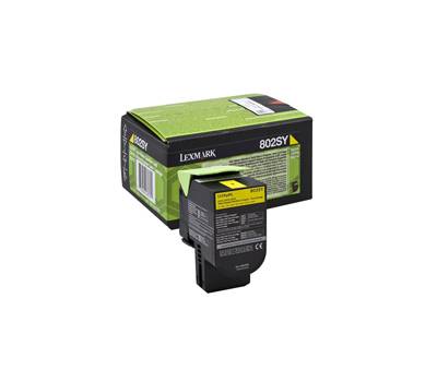 Toner - giallo - Return program - 2000 pagine - Lexmark - 80C2SY0 - 734646481311 - DMwebShop