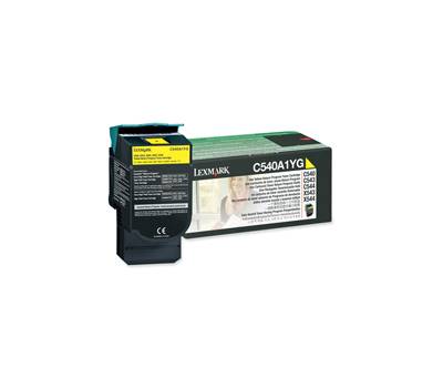 Toner - giallo - Return program - 1000 pagine - Lexmark - C540A1YG - 734646083447 - DMwebShop