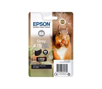 Cartuccia originale inchiostro grigio 478XL 11,2 ml Epson C13T04F64010 - 20553