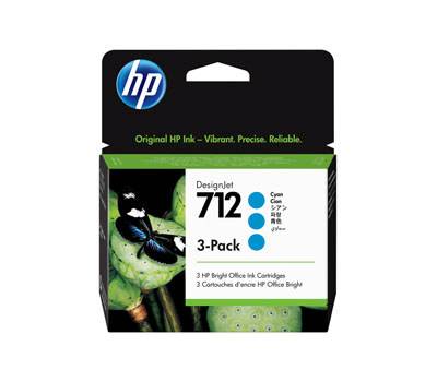 Multipack Cartucce Originale - ciano - HP 712 - Confezione 3 cartucce - 29ml - Hp - 3ED77A - 193905352869 - DMwebShop