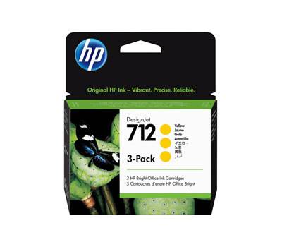Multipack Cartucce Originale - giallo - HP 712 - Confezione 3 cartucce - 29ml - Hp - 3ED79A - 193905352883 - DMwebShop