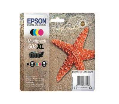 Cartuccia Multipack EPSON Inkjet 603XL confezione 4 cartucce Originale - 23961