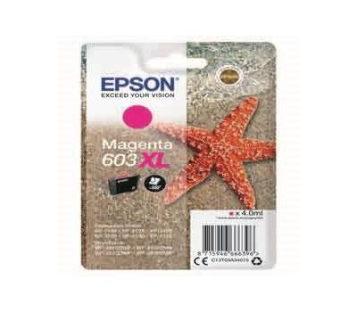 Cartuccia originale inchiostro - magenta - Epson 603XL - 350 pagine - C13T03A34010 - 8715946666396 - DMwebShop