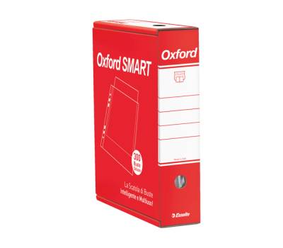 Buste forate Oxford Smart - De Luxe - buccia - 22 x 30 cm - trasparente - conf. 300 pezzi - Esselte - 391098600 - 8004157098608 - DMwebShop