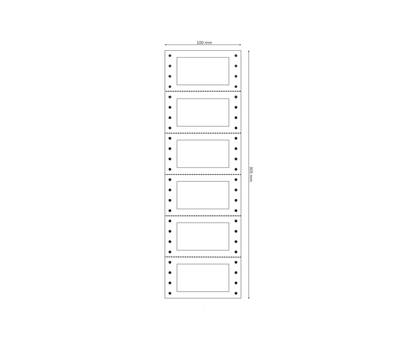 Etichette adesive a modulo continuo TT956 - carta - corsia singola - permanenti - 64 x 34 mm - 6 etichette per foglio - 200 fogli - bianco - X200TT956 - 8007047009456 - DMwebShop