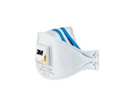 Mascherina Aura 9322+ FFP2 - con valvola - monouso - conf. 10 pezzi (imbustati singolarmente) - 3M - 7100140882 - 7100258909 - 4054596315129 - DMwebShop