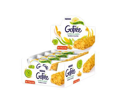 Barretta Go Free Corn Flakes - naturale - 22 gr - conf. 12 pezzi - Nestle' - 12469175 - 5900020038197 - DMwebShop