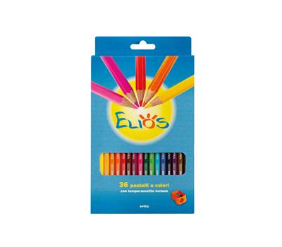 Astuccio 36 pastelli Elios + temperamatite - Fila - F274600 - 8000825048418 - DMwebShop