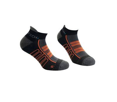 Calze fantasmino Cervinia - taglie 40-43 - blu-arancio - conf. 2 pezzi - Rossini - HH082YZ43 - 8011513102909 - DMwebShop