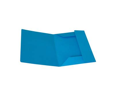 Cartellina 3 lembi 200 gr cartoncino bristol azzurro Starline - 520