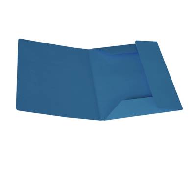 Cartellina 3 lembi 200 gr cartoncino bristol blu Starline - 521