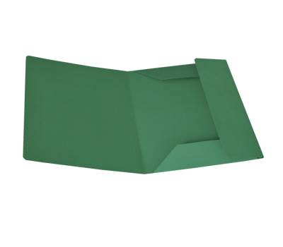 Cartellina 3 lembi 200 gr cartoncino bristol verde Starline - 553