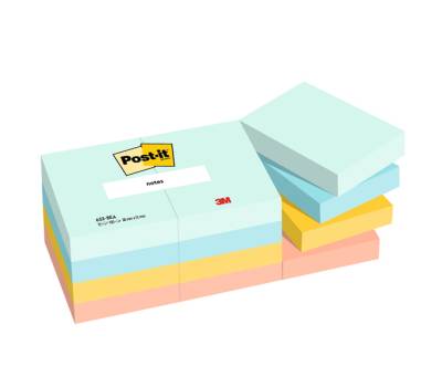 Blocco - 653-BEA - 38 x 51 mm - 100 fogli - colori Beachside - conf. 12 pezzi - Post-it - 7100290157 - 4064035065911 - DMwebShop